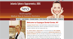 Desktop Screenshot of copiaguedentist.com